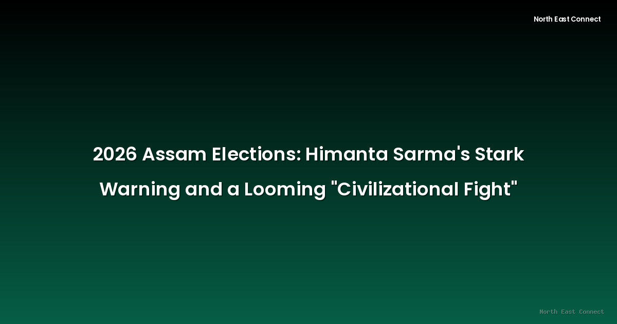 2026 Assam Elections: Himanta Sarma's Stark Warning and a Looming "Civilizational Fight"