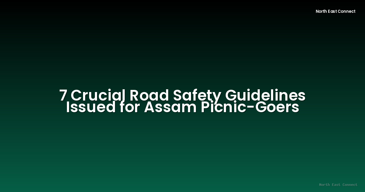 7 Crucial Road Safety Guidelines Issued for Assam Picnic-Goers