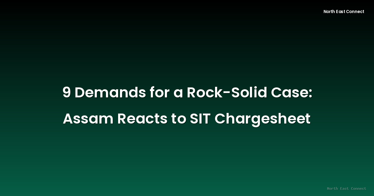 9 Demands for a Rock-Solid Case: Assam Reacts to SIT Chargesheet