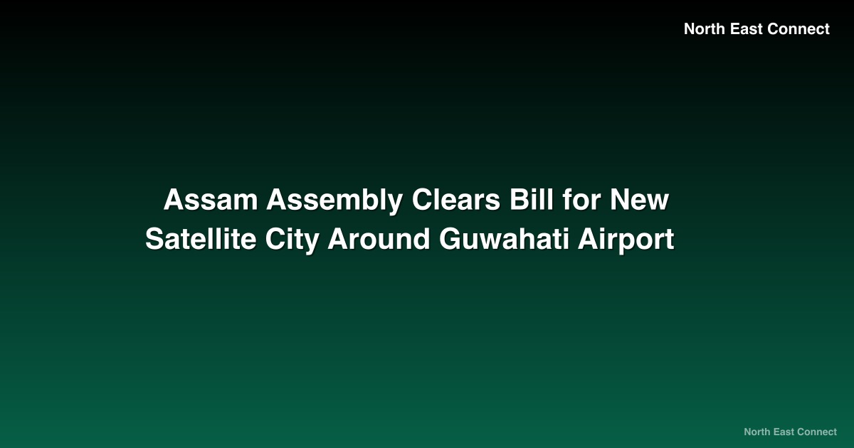 Assam Assembly Clears Bill for New Satellite City Around Guwahati Airport
