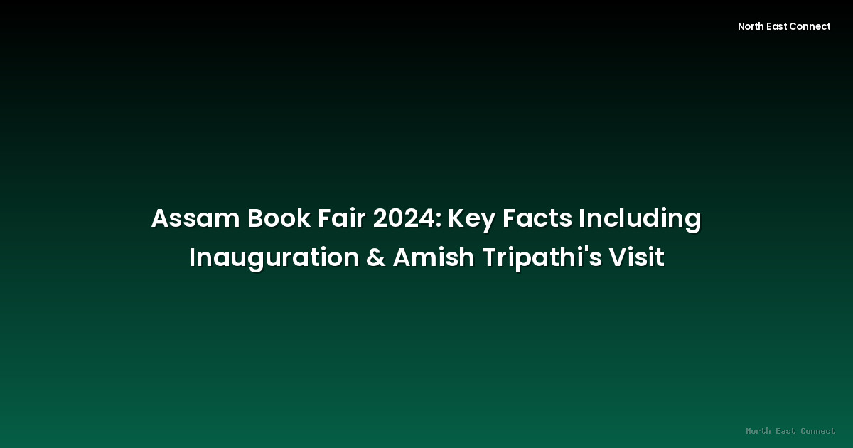 Assam Book Fair 2024: Key Facts Including Inauguration & Amish Tripathi's Visit