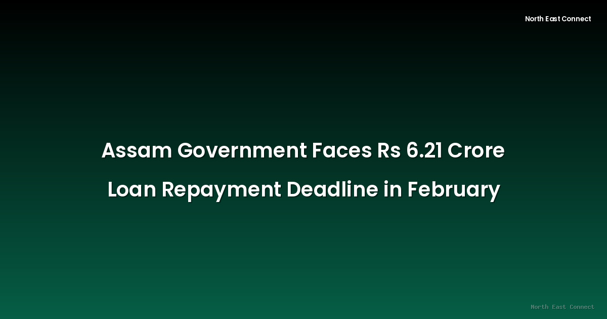 Assam Government Faces Rs 6.21 Crore Loan Repayment Deadline in February