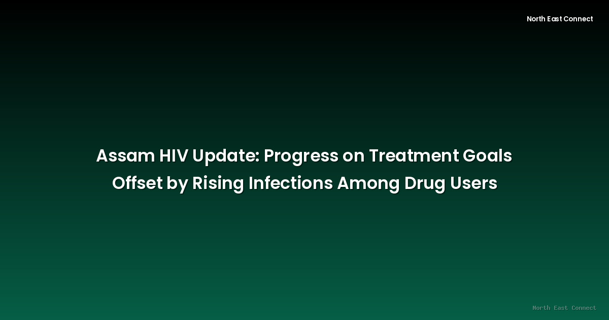 Assam HIV Update: Progress on Treatment Goals Offset by Rising Infections Among Drug Users