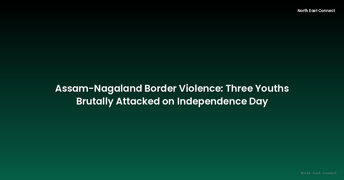 Assam-Nagaland Border Violence: Three Youths Brutally Attacked on Independence Day