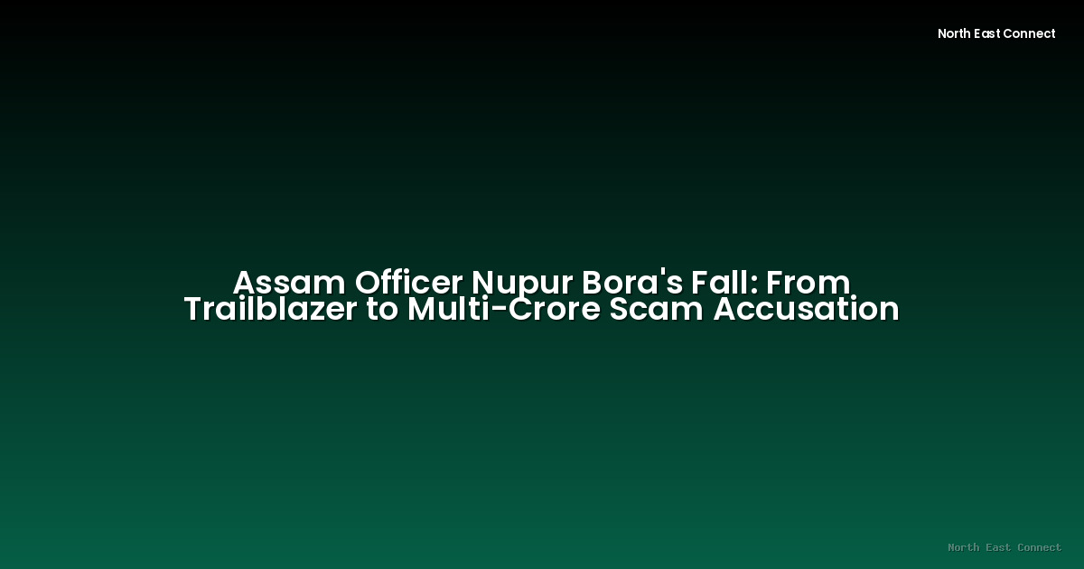 Assam Officer Nupur Bora's Fall: From Trailblazer to Multi-Crore Scam Accusation
