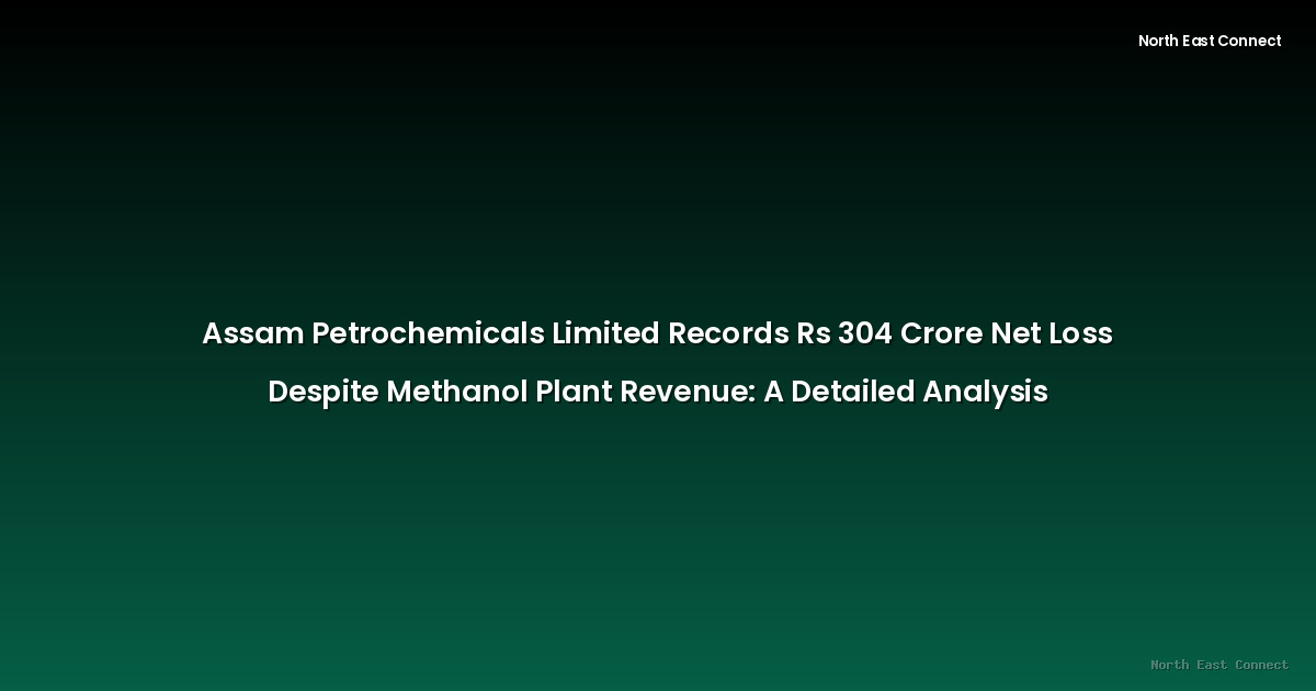 Assam Petrochemicals Limited Records Rs 304 Crore Net Loss Despite Methanol Plant Revenue: A Detailed Analysis