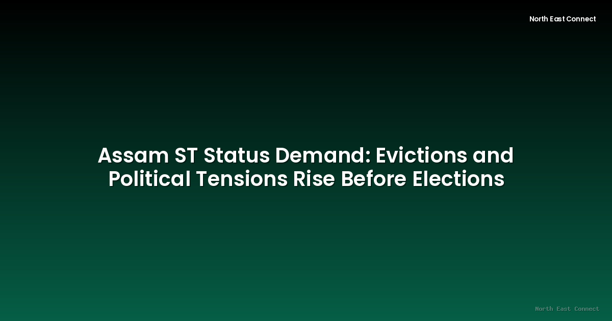 Assam ST Status Demand: Evictions and Political Tensions Rise Before Elections