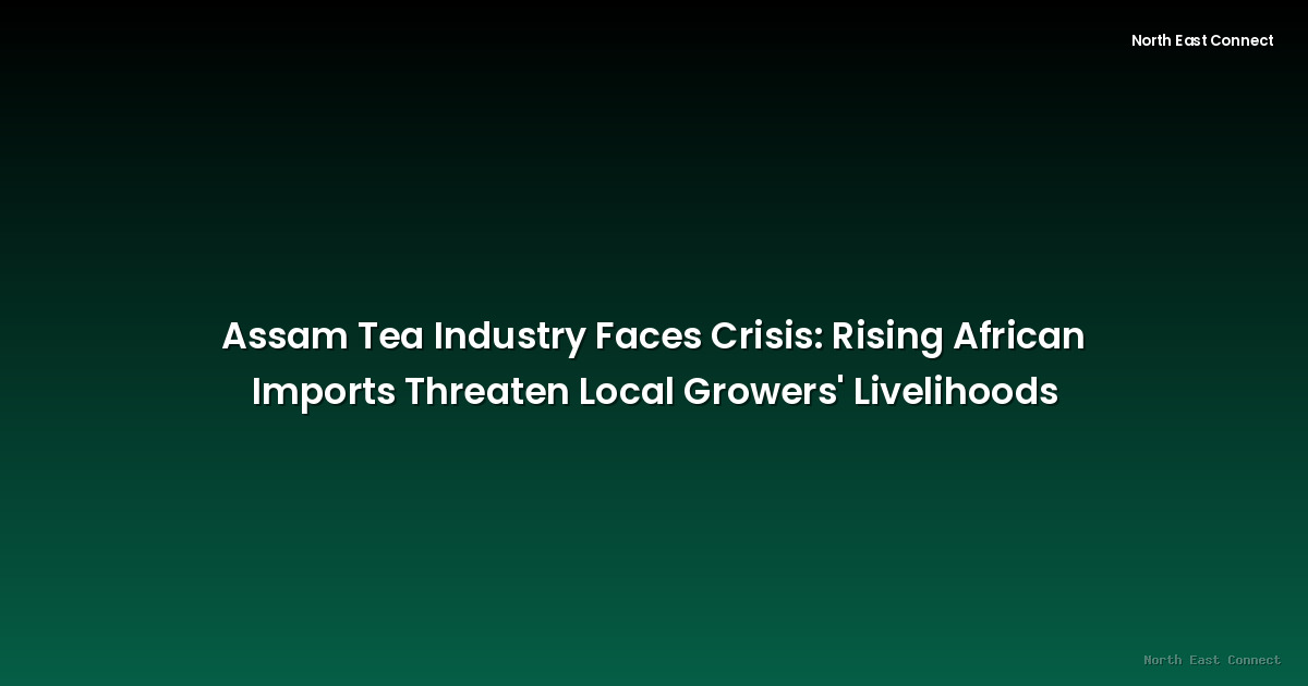 Assam Tea Industry Faces Crisis: Rising African Imports Threaten Local Growers' Livelihoods