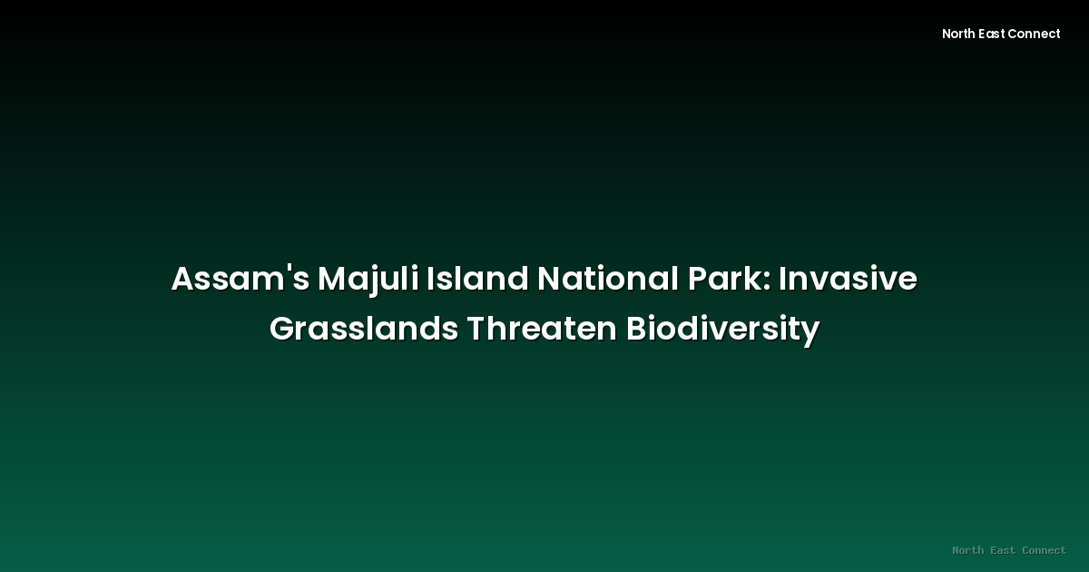 Assam's Majuli Island National Park: Invasive Grasslands Threaten Biodiversity