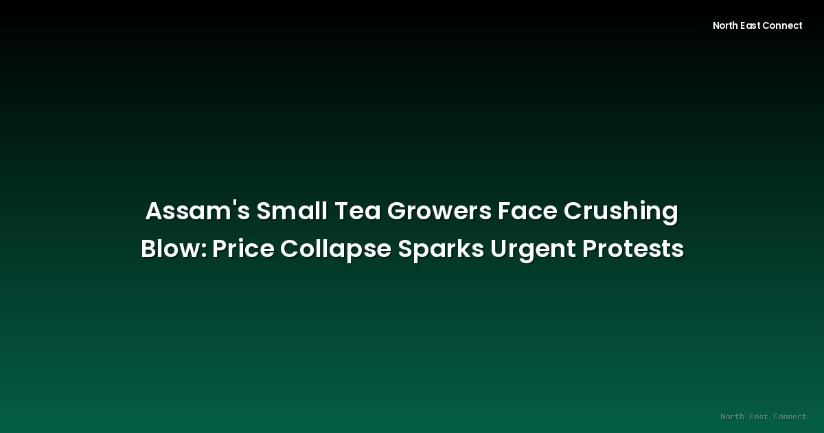 Assam's Small Tea Growers Face Crushing Blow: Price Collapse Sparks Urgent Protests