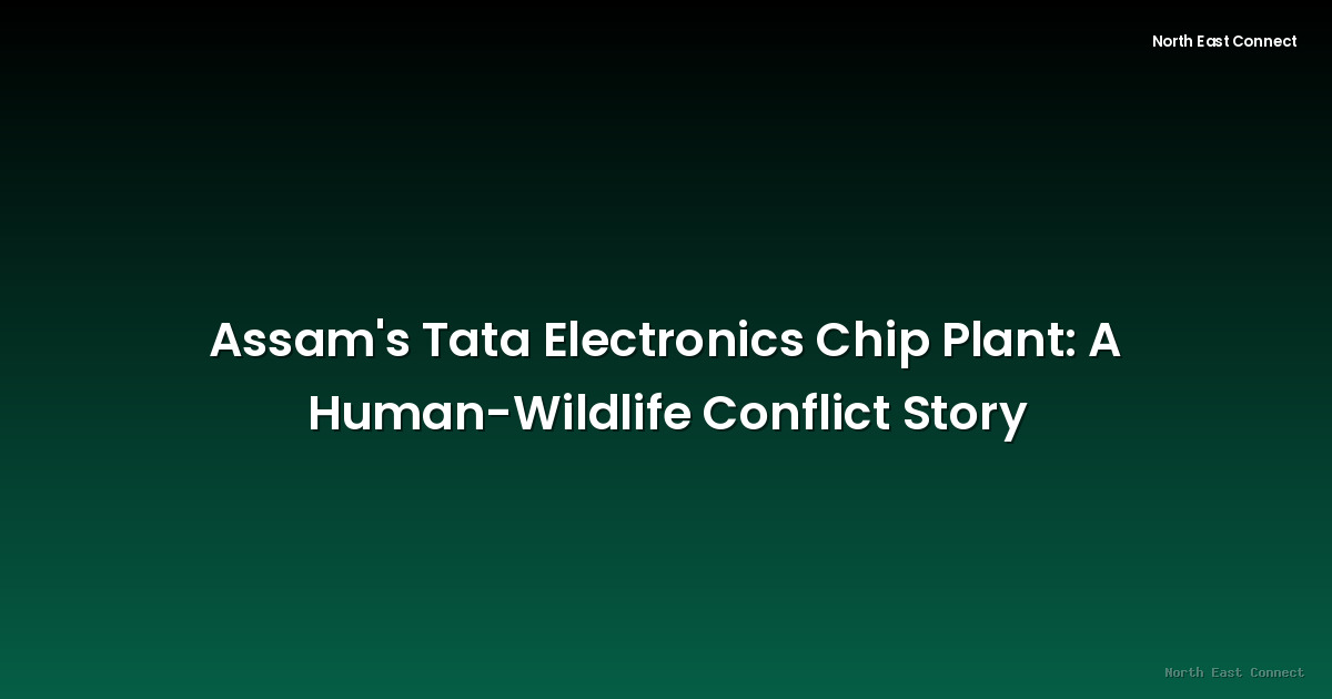 Assam's Tata Electronics Chip Plant: A Human-Wildlife Conflict Story
