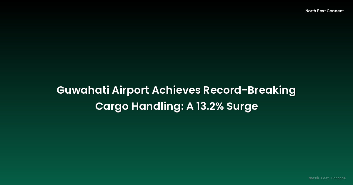 Guwahati Airport Achieves Record-Breaking Cargo Handling: A 13.2% Surge