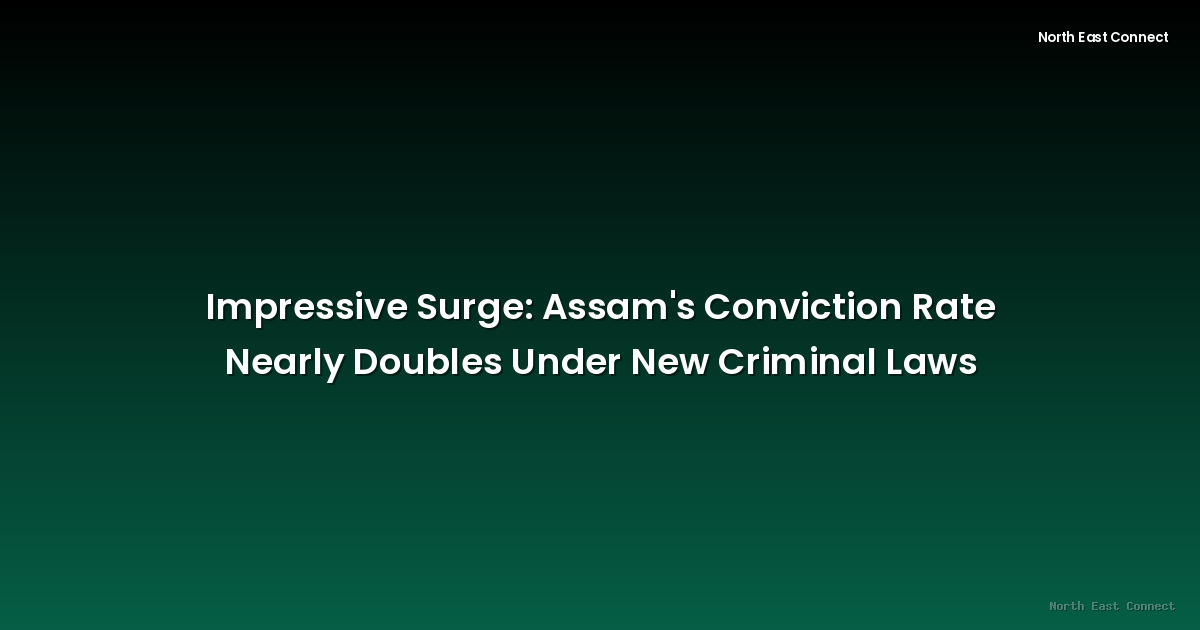 Impressive Surge: Assam's Conviction Rate Nearly Doubles Under New Criminal Laws
