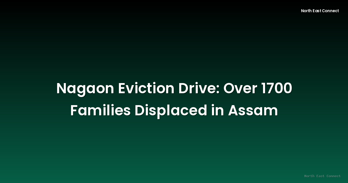 Nagaon Eviction Drive: Over 1700 Families Displaced in Assam