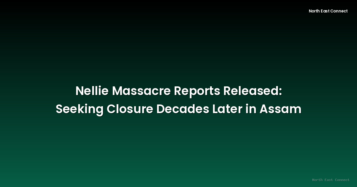 Nellie Massacre Reports Released: Seeking Closure Decades Later in Assam