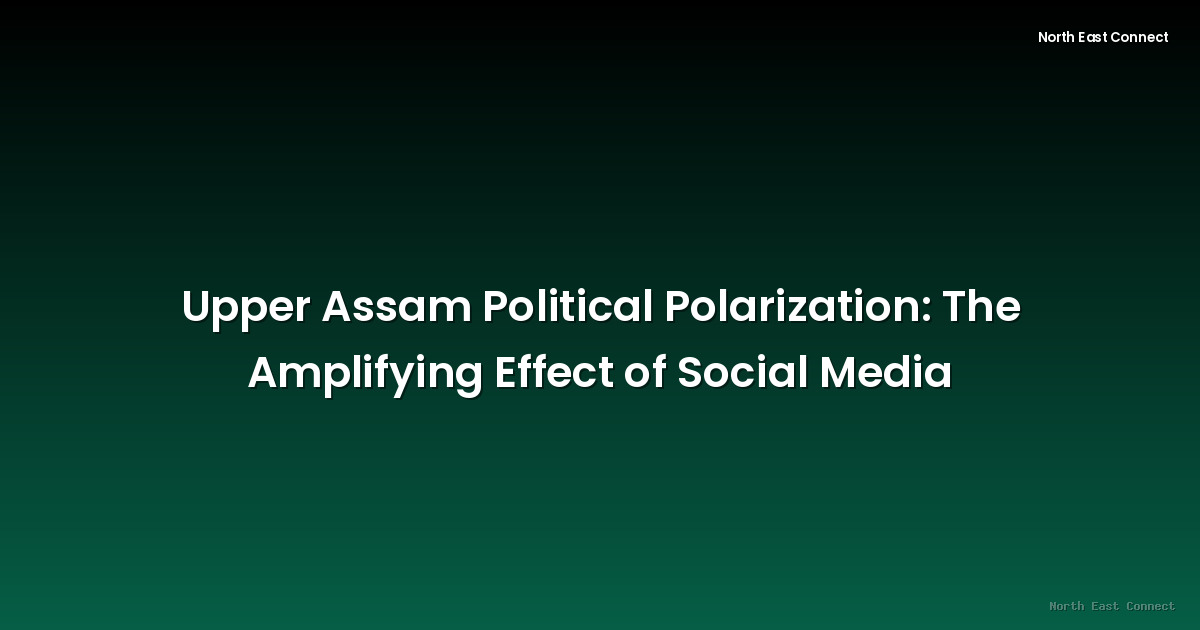 Upper Assam Political Polarization: The Amplifying Effect of Social Media